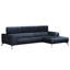 Blagovesta Genuine Semi-Aniline Leather Corner Sofa with Upholstered Frame-1258669068-1258669069
