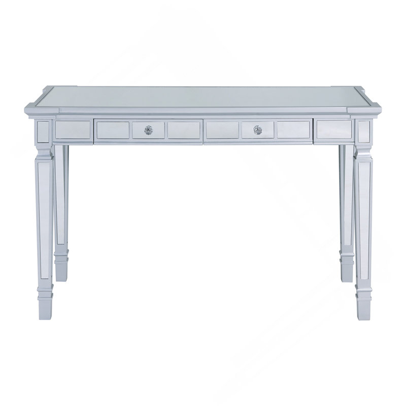Bureau d'écriture en miroir avec tiroirs