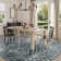 Tribal Geometric Plush Area Rug – Bold Moroccan-Inspired Accent with Non-Slip Base
