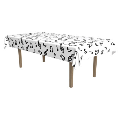 Nappe Musical Notes - 54 po x 108 po - paquet de 12