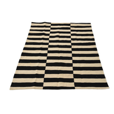 Tapis noir et blanc Pinkerton