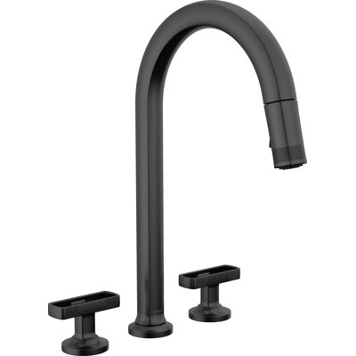 Kintsu® Widespread Pull-Down Faucet With Arc Spout