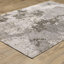 Tapis gris / ivoire à motif abstrait Gwern-1056955626
