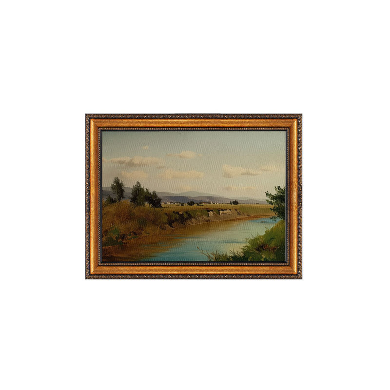 Superbe peinture sur toile, 15,7 po x 23,6 po | 50% polystyrène et 50% toile polyester, épaisseur: 1,2 po | Facile à suspendre au mur avec pièce arrière | Parfait pour les amateurs de décoration intérieure et d'art