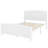 Solid Wood Platform Bed with Support Slats, Strong and Stable Bed Frame, No Box Spring Needed-47441524-47441531
