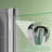 26-27.5＂w X 68＂pivot Single Shower Door With 1/4＂(6mm) Clear Tempered Glass-126534055