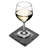 Stoneware Square 4 Piece Coaster Set