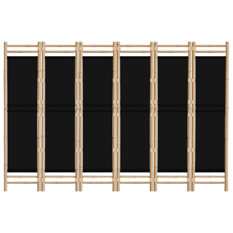 Cloison H 70,9 po Stanleytown, 6, H 70,9 po x l 94,5 po, Noir
