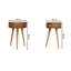 Noisette 40cm W Solid Wood Bedside Table