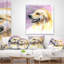 Doux dieu jaune aquarelle - coussin imprimé animal