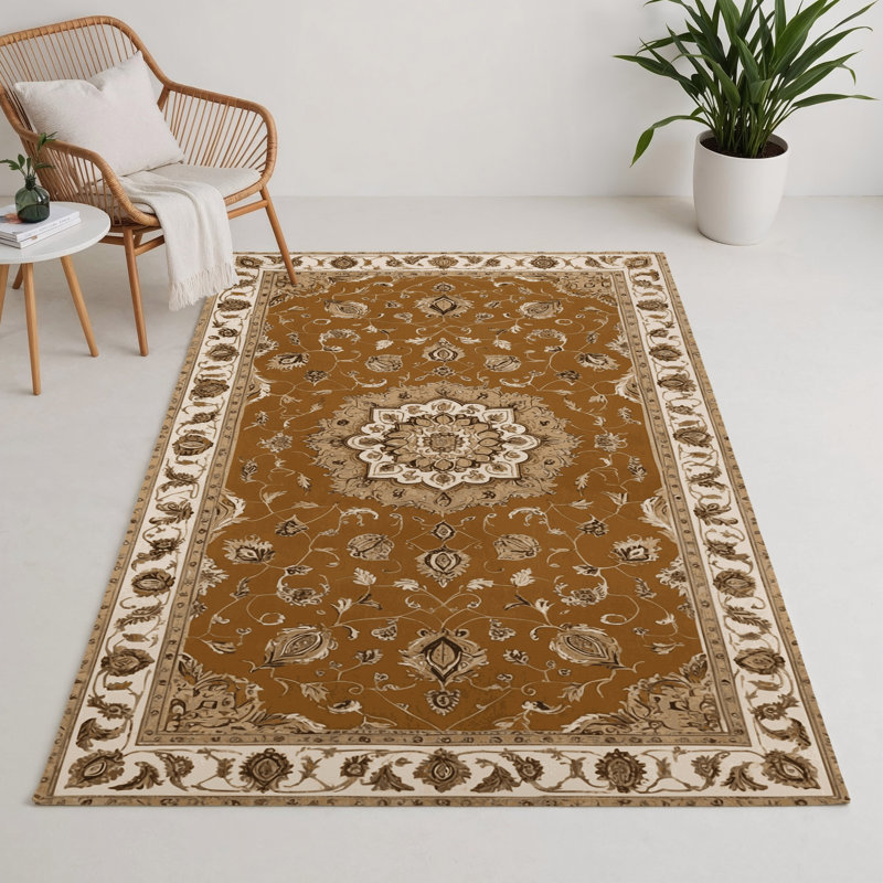 Tapis d'intérieur et d'extérieur Tabriz, Rectangle 5 pi x 7 pi