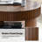 Jadida Haroldo Modern 31.25"W Solid Wood Coffee Table with Lower Storage Shelf and Fluted Design-1656229067
