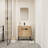 Tieria 30.09 " W Freestanding Standard Single Vanity Bathroom Vanity With Ceramic Top