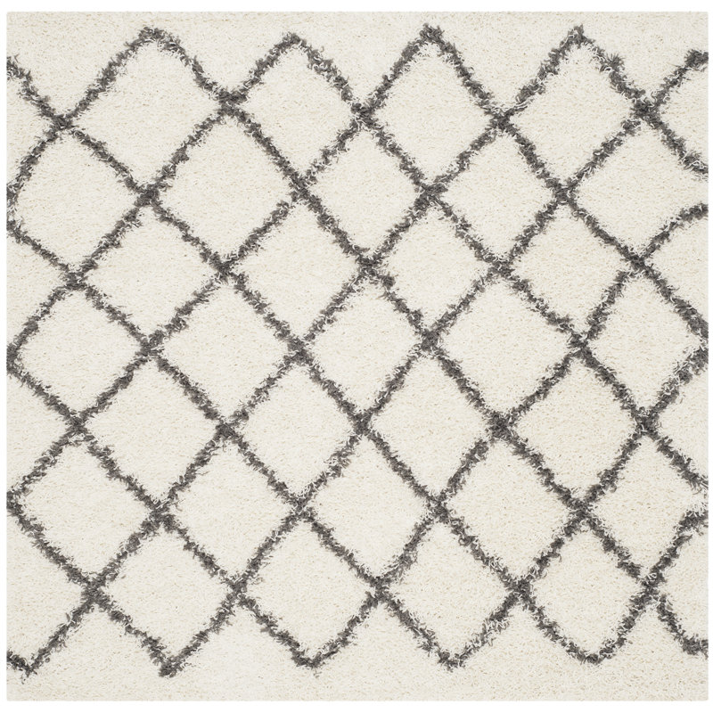 Sgd-Katia Shag Performance Geometric Rug, Square 6'