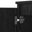  Sideboard Black Oak 60 X 35 X 70 Cm Engineered Wood-1557964632