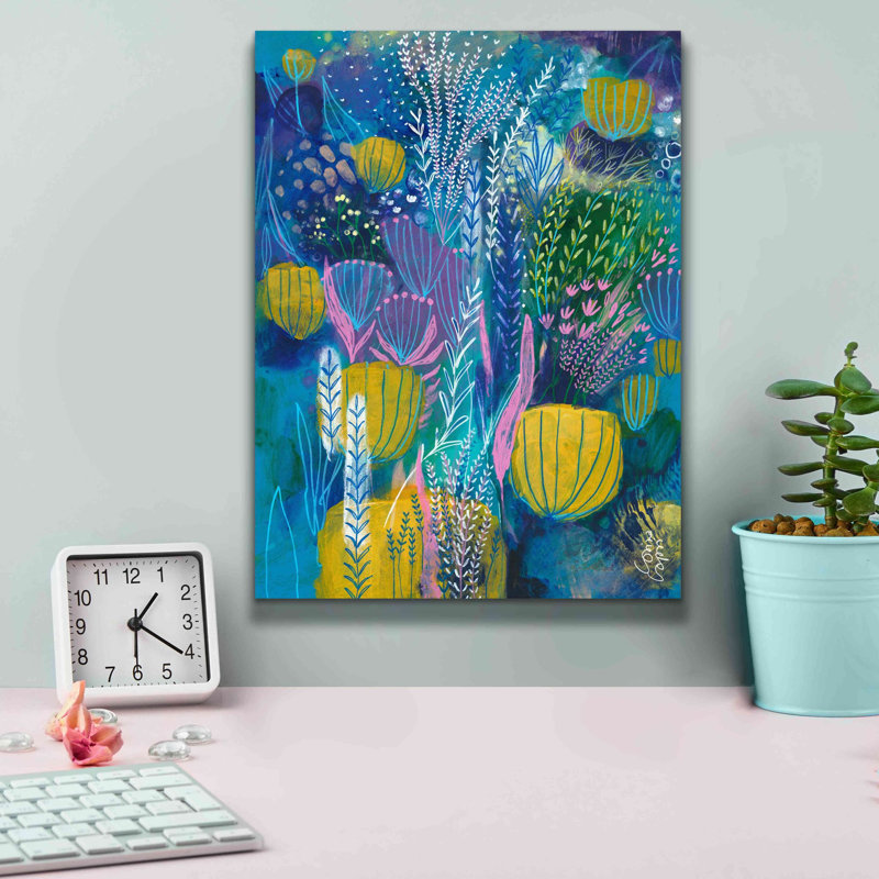 «Sea Life» par Corina Capri, impression sur toile, L 12 po x H 16 po