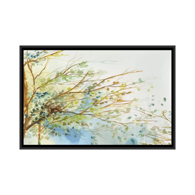 « coup », impression sur toile, H 18 po x l 26 po x P 1,5 po, Toile avec cadre noir, Pas de tapis