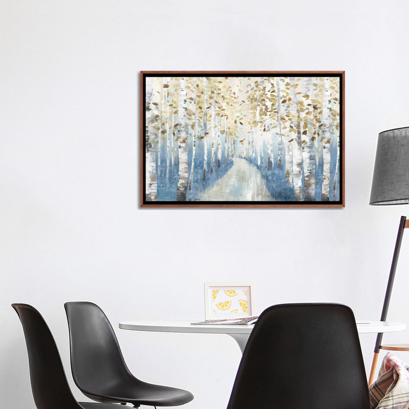 New Path I, Classic Wood Framed, H 26 po x l 40 po x P 1,5 po, Pas de tapis