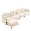 Canapé modulaire modulaire en L avec repose-pieds, tissu chenille doux, conception ergonomique-1738571221