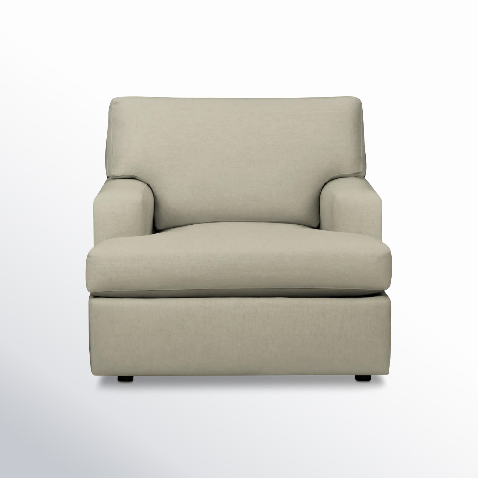 Cleo Upholstered Custom Accent Chair, Bella Beach Performance Velvet