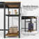 Myra 47" W Home Office Computer Writing Study Desk with Storage Shelves