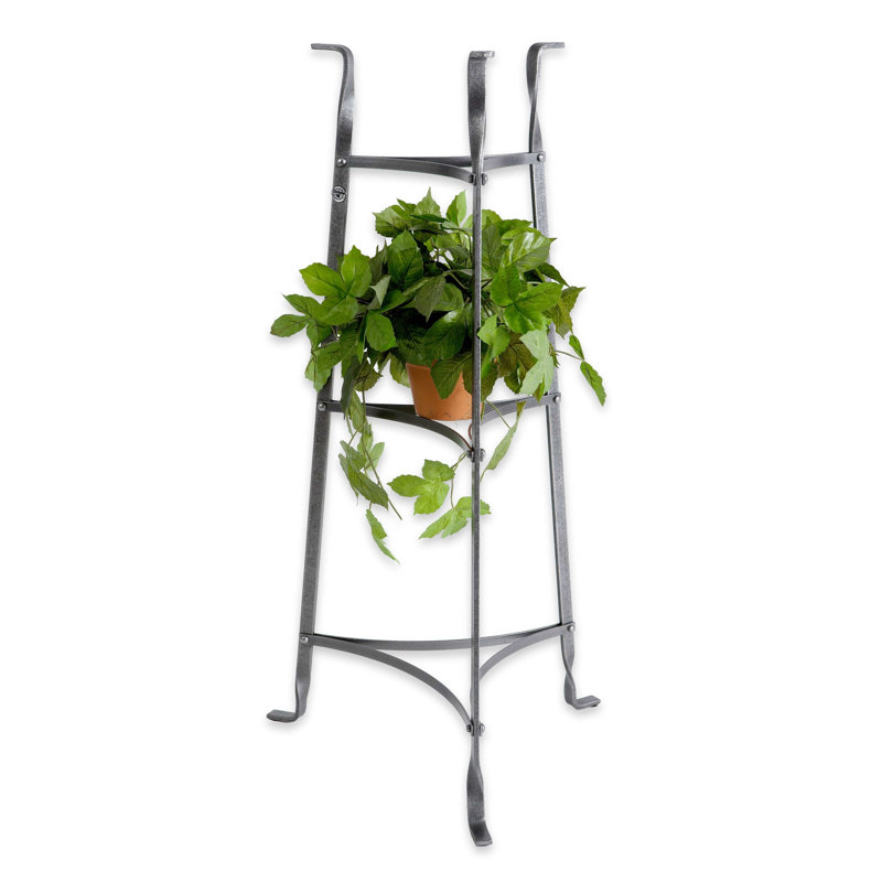 Steel Handcrafted Abstract Freestanding Pot Rack