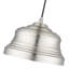 Luminaire suspendu en forme de cloche à 1 lumière-88580036