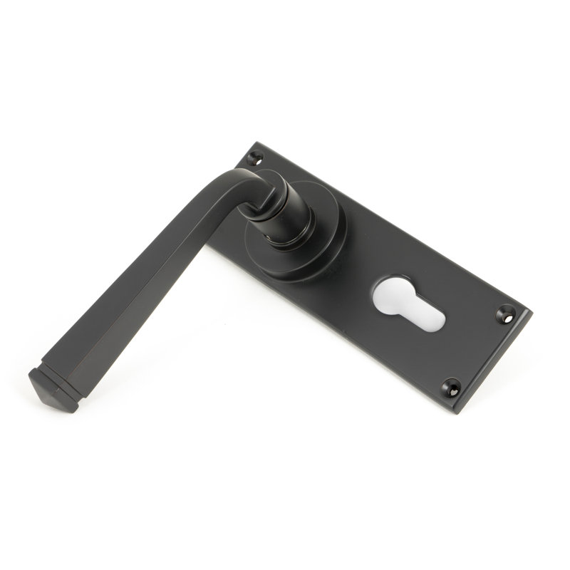 Avon Lock Door Handle, Aged Bronze