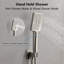 Robinet de douche cascade avec valve brute et 3 jets pour le corps-83035281