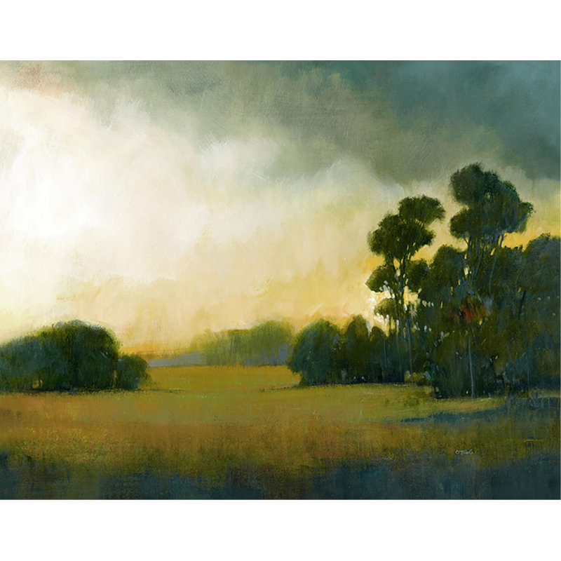 Silent Time Painting by Timothy O' Toole, Outdoor, 47" H x 60" W x 1.5" D