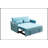 Adjustable Pull Out Bed Lounge Chair with 2 Side Pockets, 2 Pillows