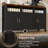 55"Buffet Cabinet with Storage Farmhouse with 4 Doors and 3 Open Compartments,Large Kitchen Storage Cabinet Black Wood Coffee Bar Buffet Sideboard for Kitchen, Dining Room, Living Room-517659691