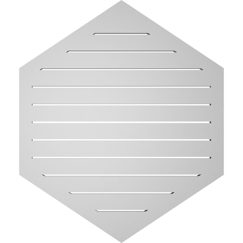 Pente verticale verticale en uréthane 8 pi, H 1,5 po x l 32 po x L 38 po