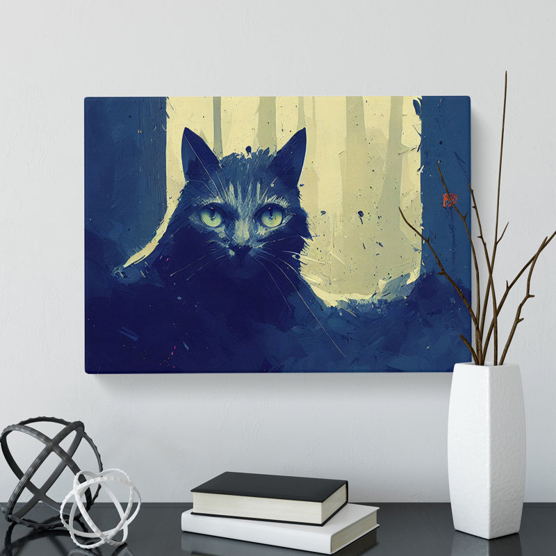 Cat - Wrapped Canvas, 35cm H x 50cm W x 3cm D
