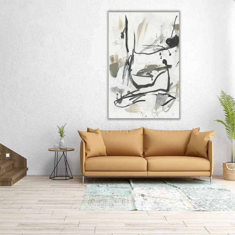 Serpentine Alphabet II - reproduction d'art sur toile, H 30 po x l 20 po