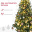 5.91' H Lighted Artificial Pine Christmas Tree