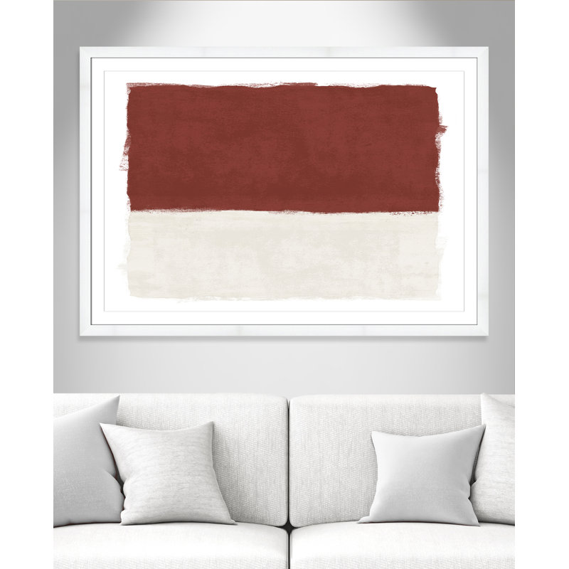 Intense Rust I - Reproduction de paysage par Natalie Carpentieri, L 55 po x H 39 po, Imprimé mat, Blanc satiné