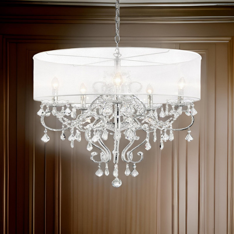 Lustre tambour simple à DEL Emilis