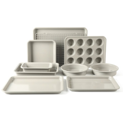 Calphalon Legacy 10 Piece PFA Free Nonstick Bakeware Set - Taupe