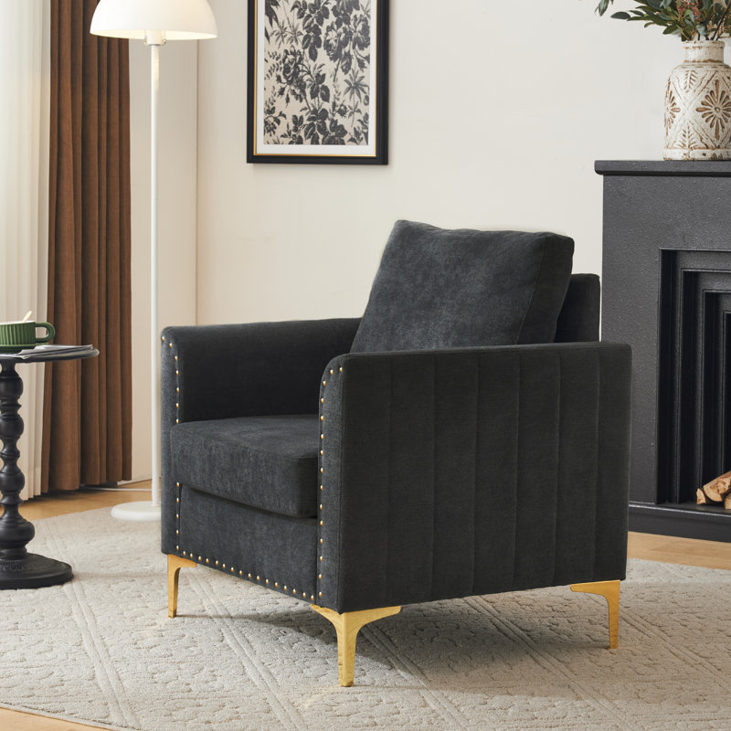 Antonsen Upholstered Chenille Armchair