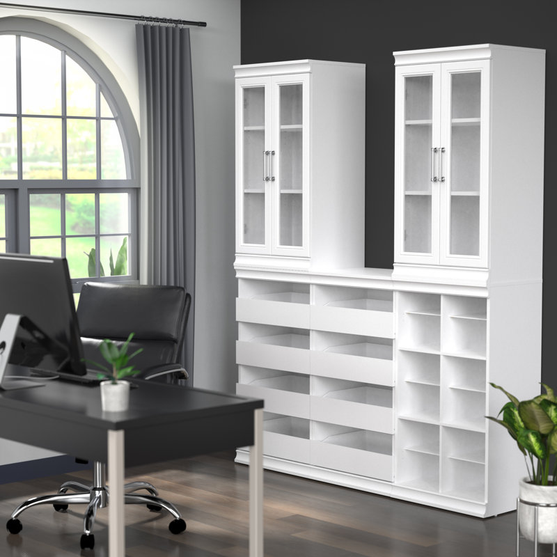 Modular Storage 64" W Closet System Reach-In Sets, White