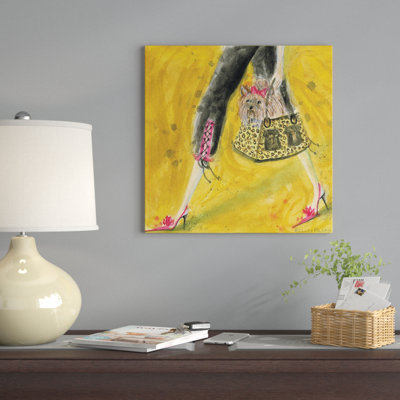 Bella Pilar «Yorkie» par Bella Piller, peinture sur toile tendue