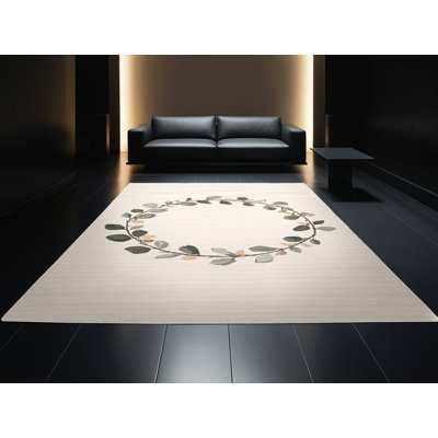 Tapis abstrait moelleux et moelleux à motif abstrait moderne et contemporain Faulk Thanksgiving