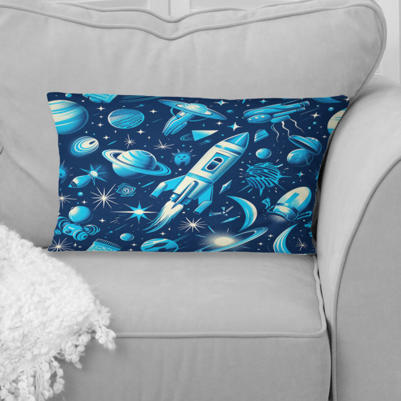 Coussin lombaire bleu pour enfants