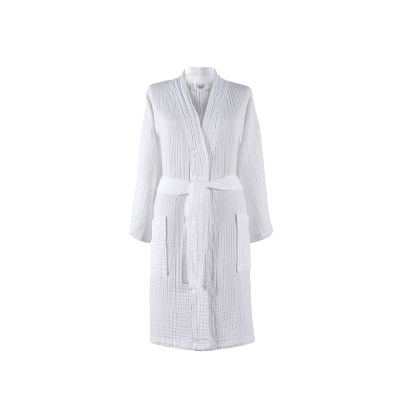 Muslin 100% Cotton Bathrobe, L/XL