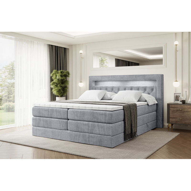 Bed, 120cm W x 200cm D