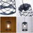 1-Light Kitchen Island Pendant With Metal Accents