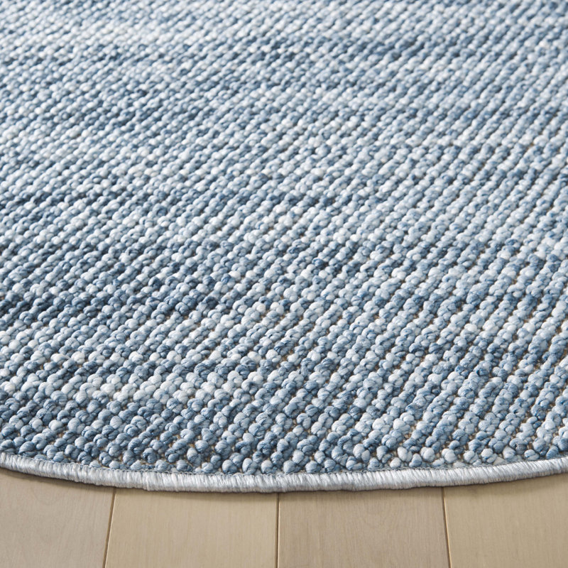 Tapis rayé 920 Martha Stewart Performance, Rond 6 pi 7 po