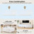 Elegant TV Stand With Arched Design For Tvs Up To 80"-2095904292