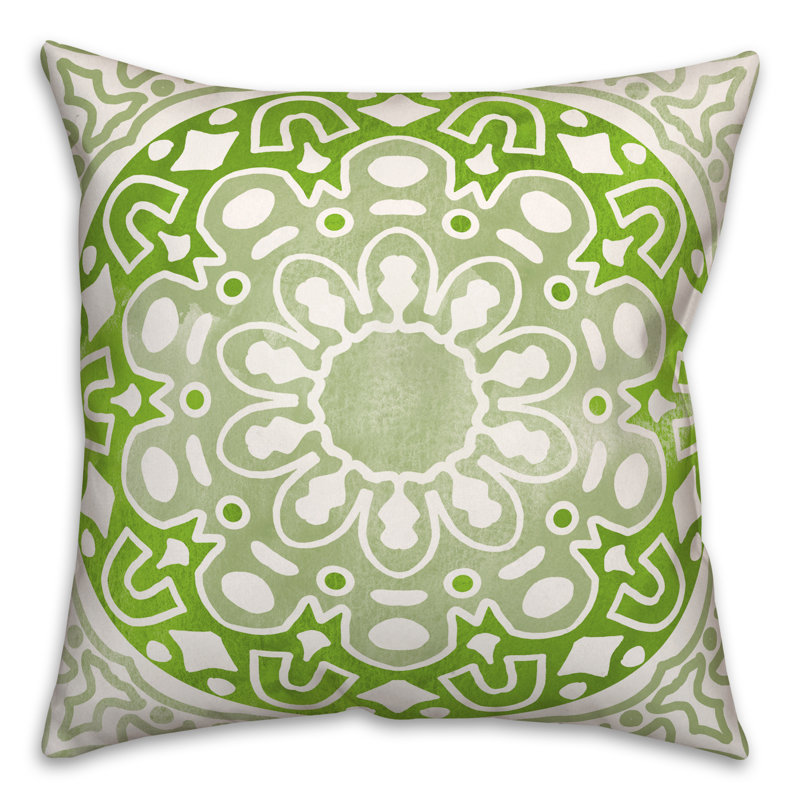 Housse et insert de coussin extérieur d'extérieur, Vert